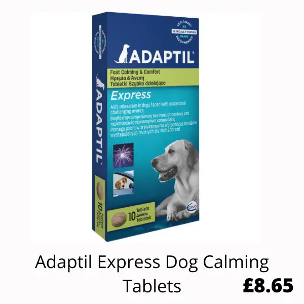 box of Dog Calming Tablets