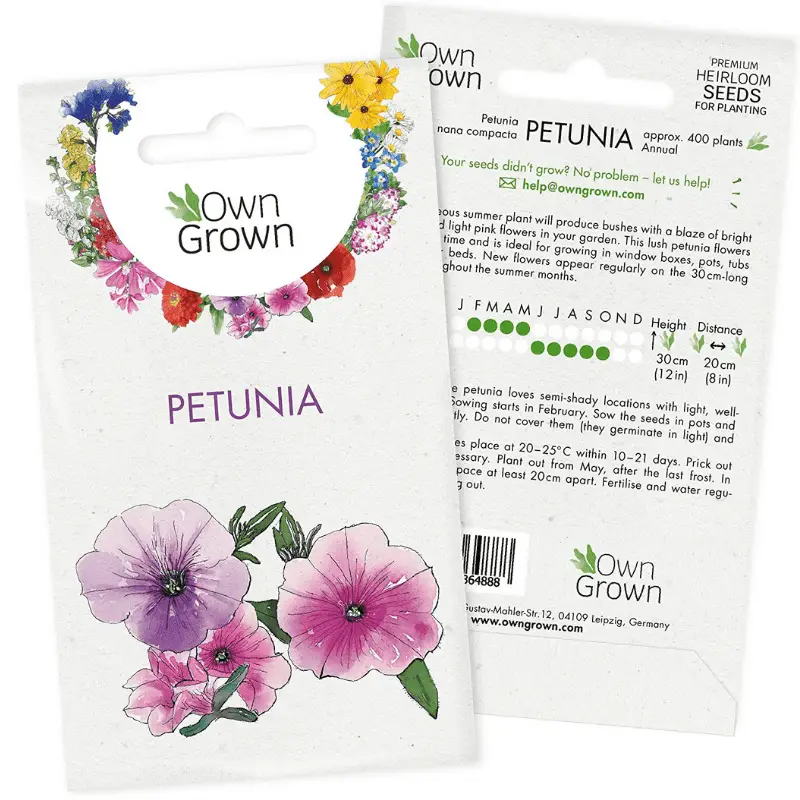 Petunia Flower seed pack