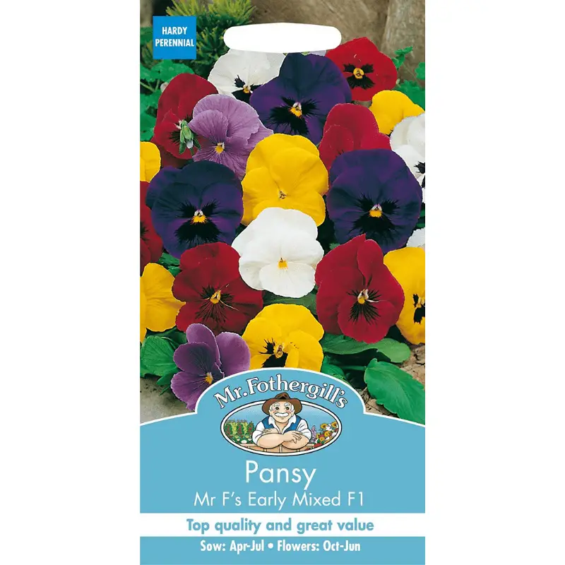 Pansy seed pack