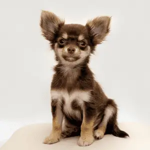 Chihuahua do sitting looking at the camera